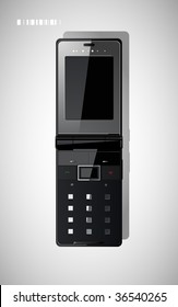 vector illustration of a cellular telephone