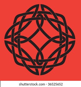 Vector Illustration of Celtic Knot Motif