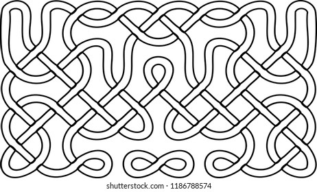 Vector Illustration Celtic Knot Pattern Abstract Stock Vector (Royalty ...