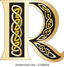 Vector illustration for Celtic letter