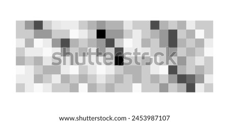Vector illustration of censored pixel bar on white background.
