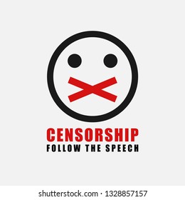 Vector Illustration Of Censorship Icon