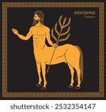 Vector illustration of a centaur