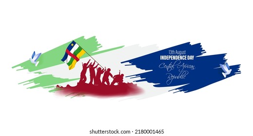 Vector illustration for Central African Republic Independence Day