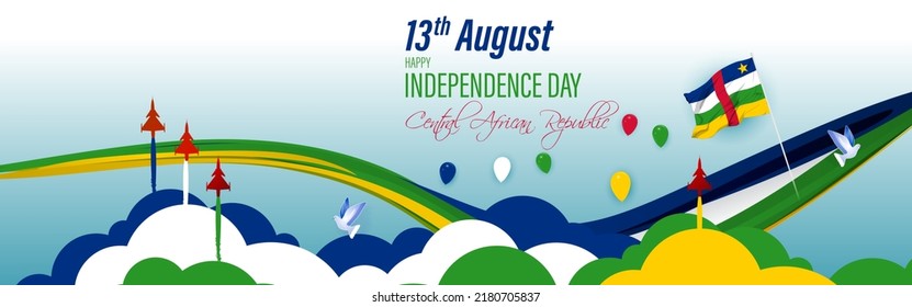 Vector illustration for Central African Republic Independence Day
