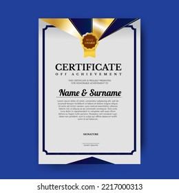 Vector illustration Certificate abstract for award people