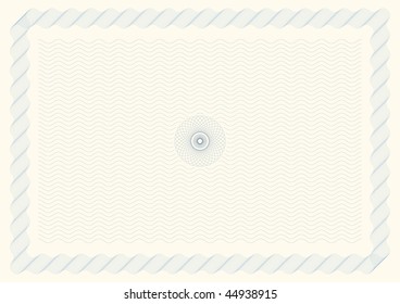 Vector Illustration of Certificate Background (line blends intact for easy editing)