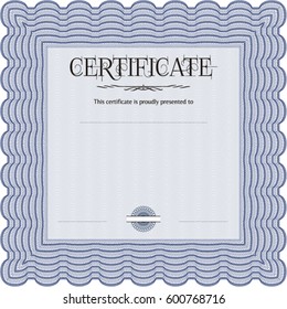 Ilustración vectorial del icono de plantilla de certificado en violeta.
