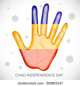 Vector illustration for Chad Independence Day.