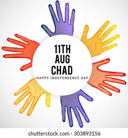 Vector illustration for Chad Independence Day.