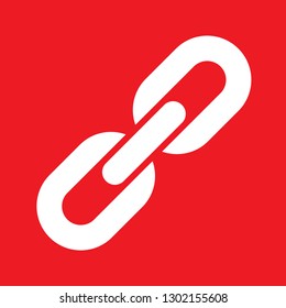 Vector Illustration of chain icon, EPS10. 