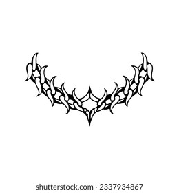 vector illustration chain necklace concept