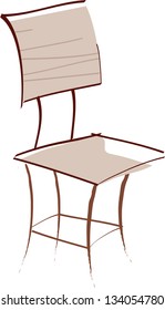 Vector illustration of a chair