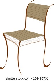 Vector illustration of a chair