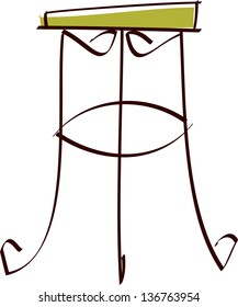 Vector illustration of a chair