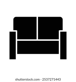 Ilustración vectorial del icono de la silla