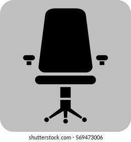 Vector Illustration of Chair Icon
