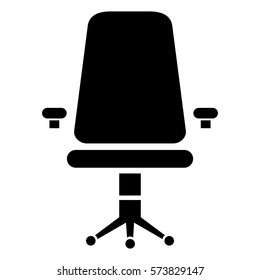 Ilustración vectorial del icono de la silla
