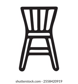 Vector illustration, chair icon design
