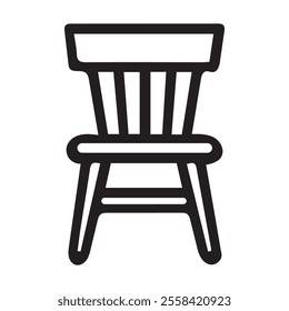 Vector illustration, chair icon design