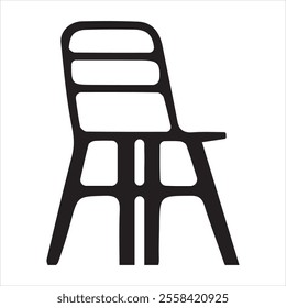 Vector illustration, chair icon design