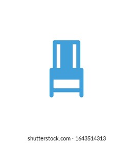 Vector illustration, chair icon template.  