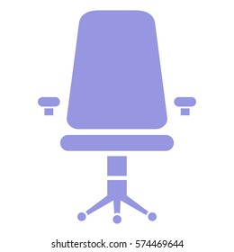 Ilustración vectorial de la silla en icono violento
