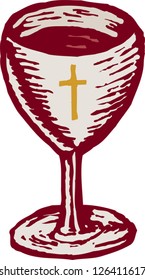 Vector illustration of chalice