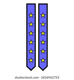 Ilustración vectorial del ícono de etiqueta de seguidor de canal