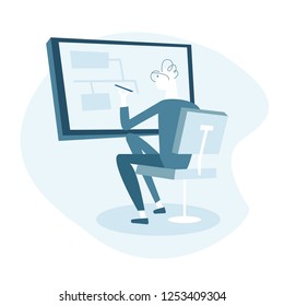 Vector Illustration with character