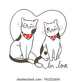 Cat Couple Images, Stock Photos & Vectors | Shutterstock