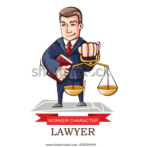 Vector Illustration Character Profession Lawyer Image | The ...