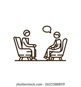 vector illustration of characters discussing