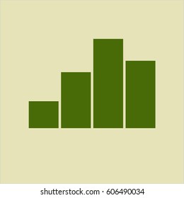 Vector Illustration of Chart vector icon or symbol
