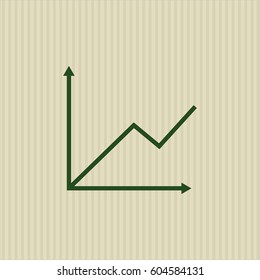 Vector illustration of Chart symbol
