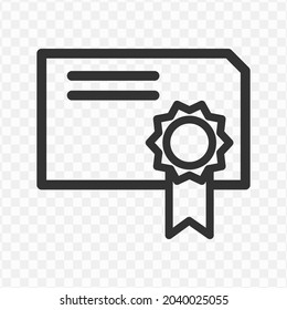 Vector illustration of charter icon in dark color and transparent background(png).