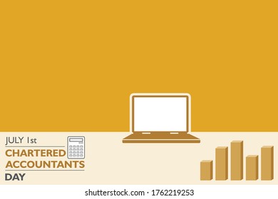 Vector Illustration Of Chartered Accountant Day Observed On 1st July In India