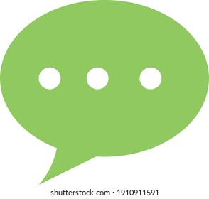 vector illustration of chat icon
