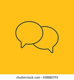 Vector illustration of chat icon