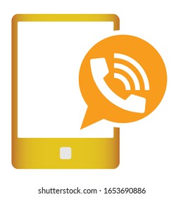 vector illustration of chat over social network
