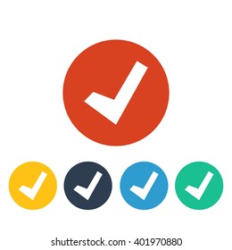 Vector illustration of check icon