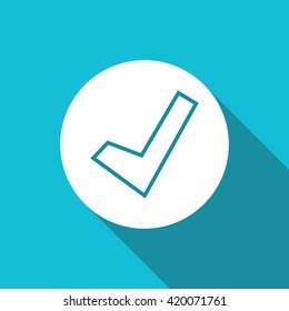 Vector illustration of check icon