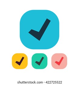 Vector illustration of check icon