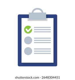 Vector Illustration of Checklist Clipboard Icon