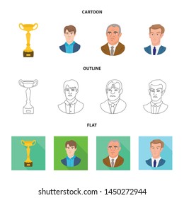 Vector illustration of checkmate and thin sign. Collection of checkmate and target vector icon for stock.