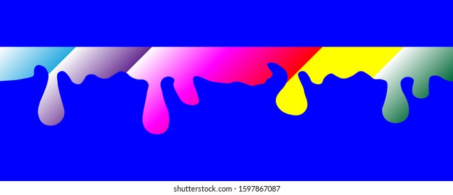 vector illustration of cheerful colorful gradient of a rainbow