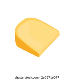 Vector illustration of cheese in cartoon flat style. Cartoon cutted parmesan, brie triangle, mozzarella, gouda cheddar and feta slices. Tasty dairy food product. Cheese vector set, parmesan cheddar