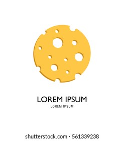 Vector illustration of cheese. Isolated on white background