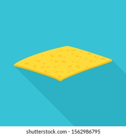 Vector illustration of cheese and slice symbol. Graphic of cheese and milk Stock vector illustration.
