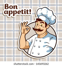 Vector illustration of a Chef